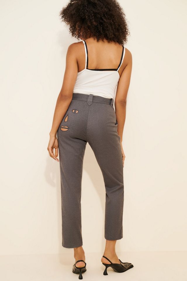Fashion Brand Company Face Cut Out Pants #2