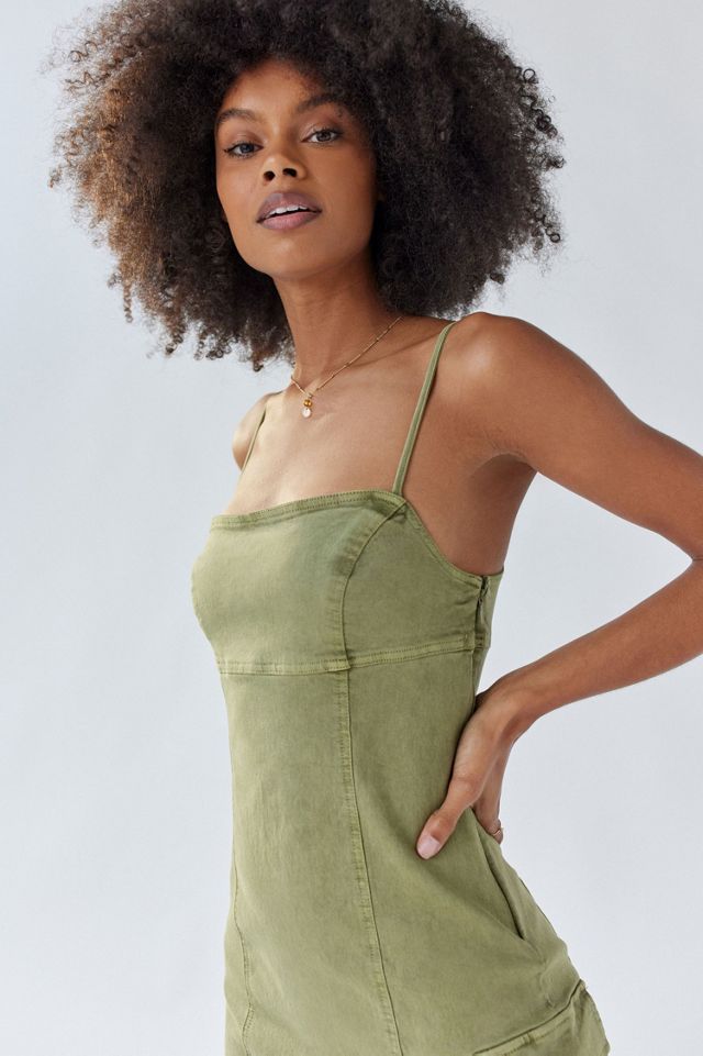 Whitney Denim Mini Dress #2