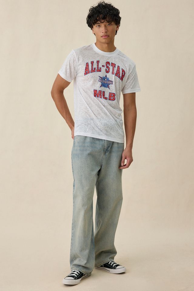 T-shirt graphique effet brûlé MLB All-Star de Mitchell & Ness #5