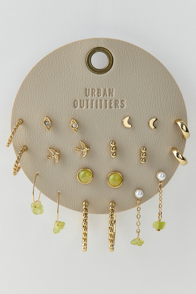 Sassafras Post And Hoop Multi Earrings Set
