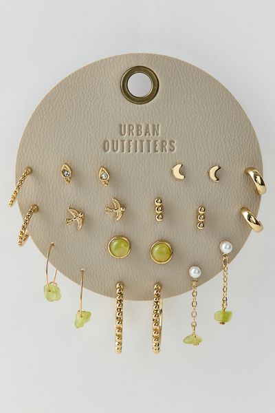 Sassafras Post And Hoop Multi Earrings Set