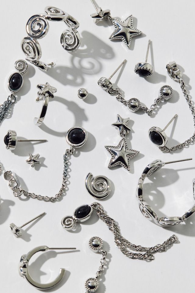 Swirl & Star Multi Earrings Set #1
