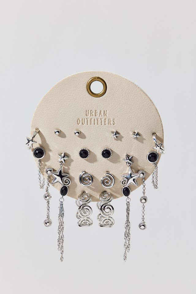 Swirl & Star Multi Earrings Set #3