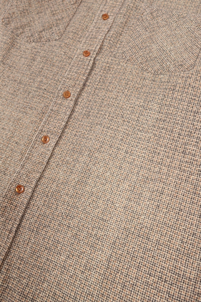 Vintage Pattern Button-Down Shirt