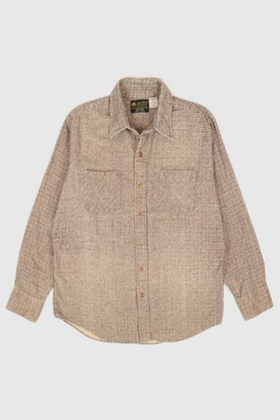 Vintage Pattern Button-Down Shirt