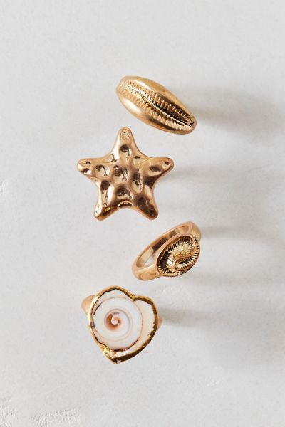 Sea Star Rings Set