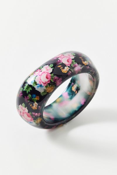 Chunky Printed Bangle Bracelet