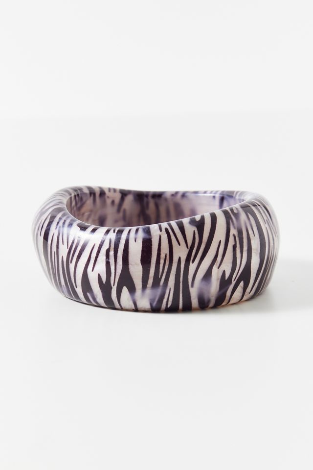 Chunky Printed Bangle Bracelet #1