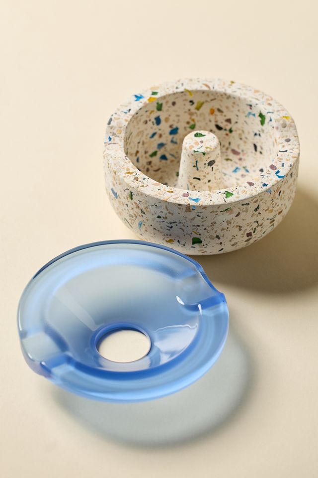 NWTN Home Symi Terrazzo 2-Piece Ashtray | Urban Outfitters