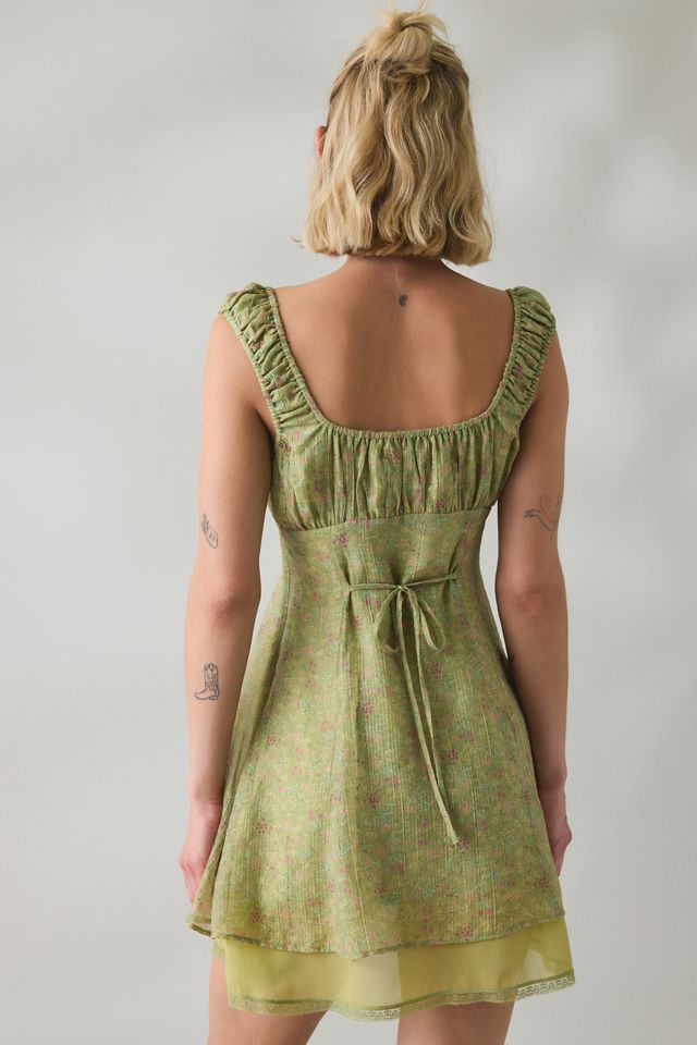 Jacquie The Label Jenny Square Neck Milkmaid Mini Dress #2