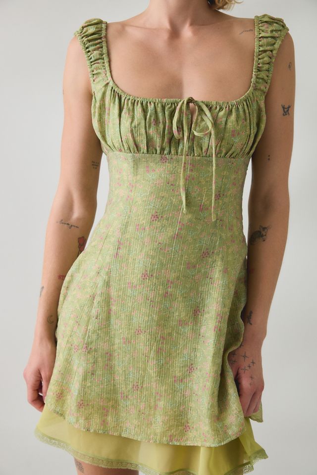 Jacquie The Label Jenny Square Neck Milkmaid Mini Dress #3