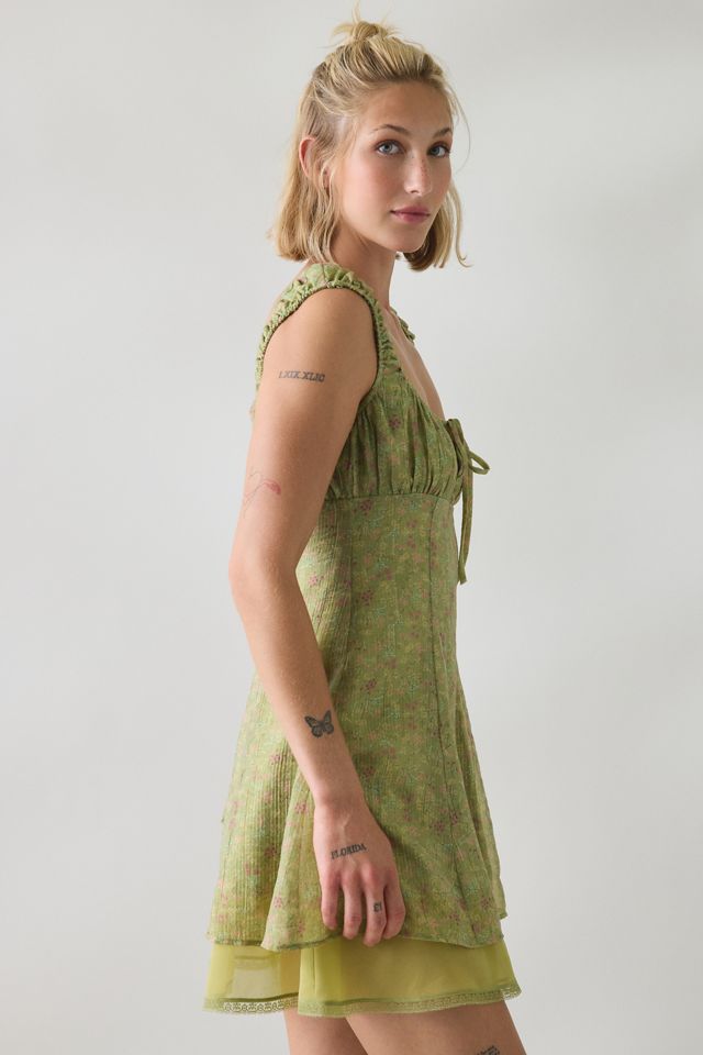 Jacquie The Label Jenny Square Neck Milkmaid Mini Dress #4