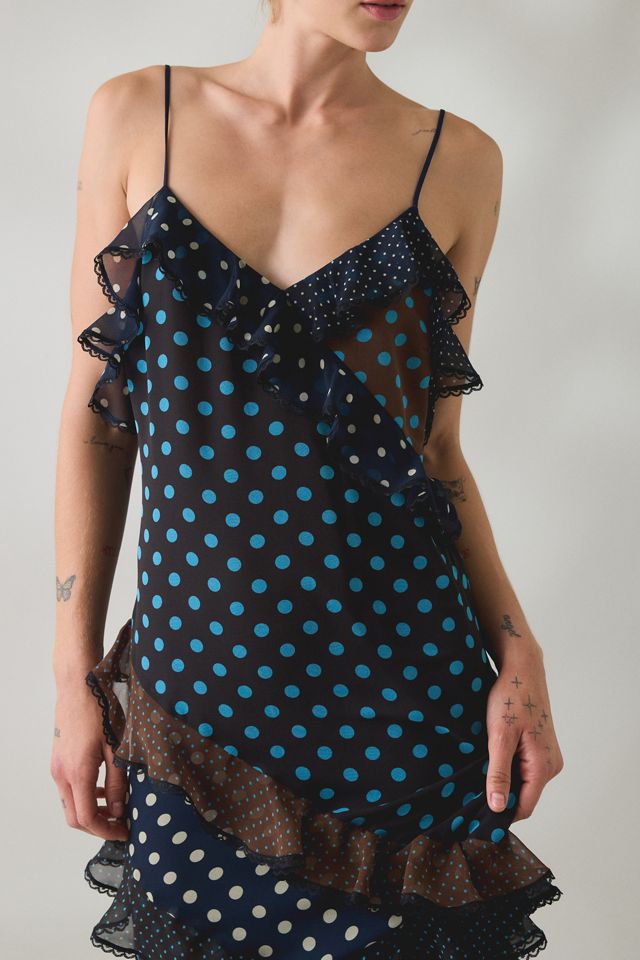 Jacquie The Label Santorini Asymmetric Ruffle Maxi Dress #2