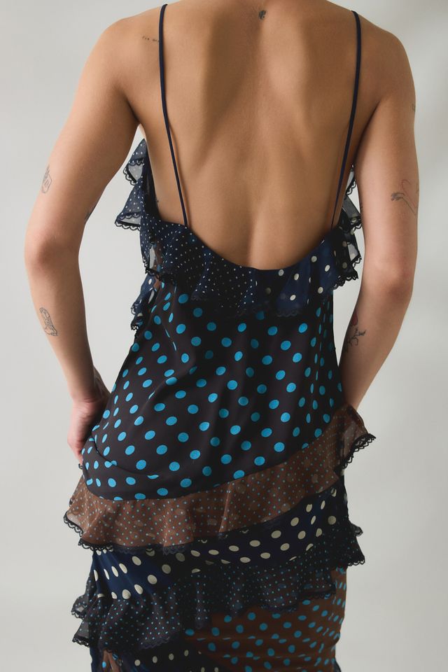 Jacquie The Label Santorini Asymmetric Ruffle Maxi Dress #4