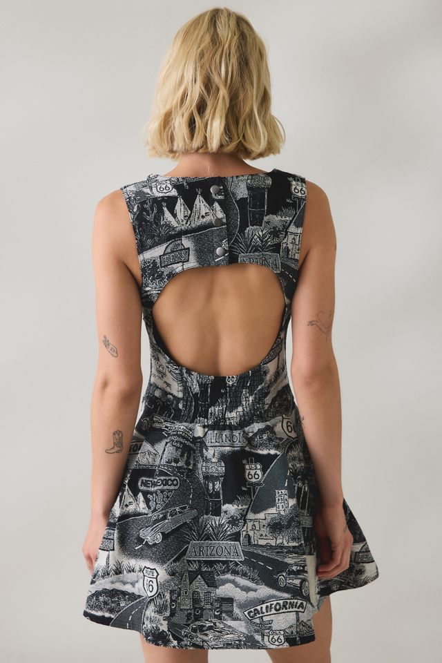 Jacquie The Label Vanessa Drop Waist Mini Dress #1