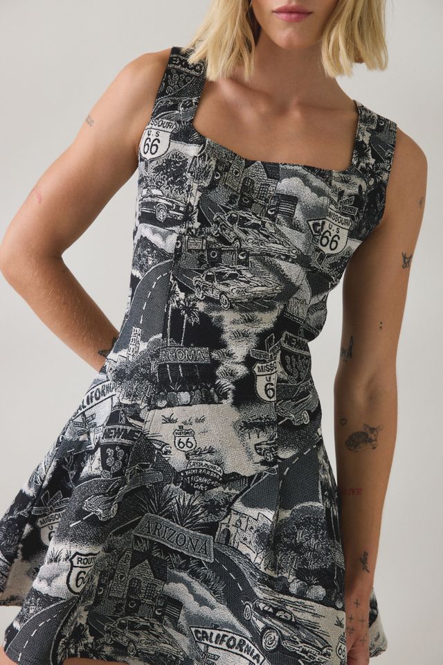 Jacquie The Label Vanessa Drop Waist Mini Dress #3