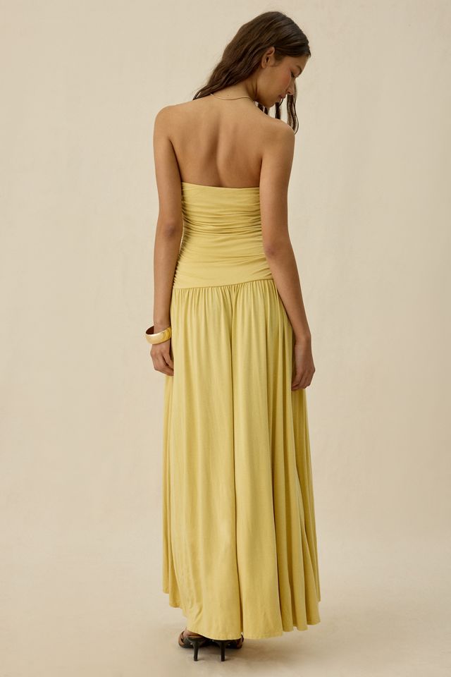 NIA Santal Drop Waist Strapless Maxi Dress #3