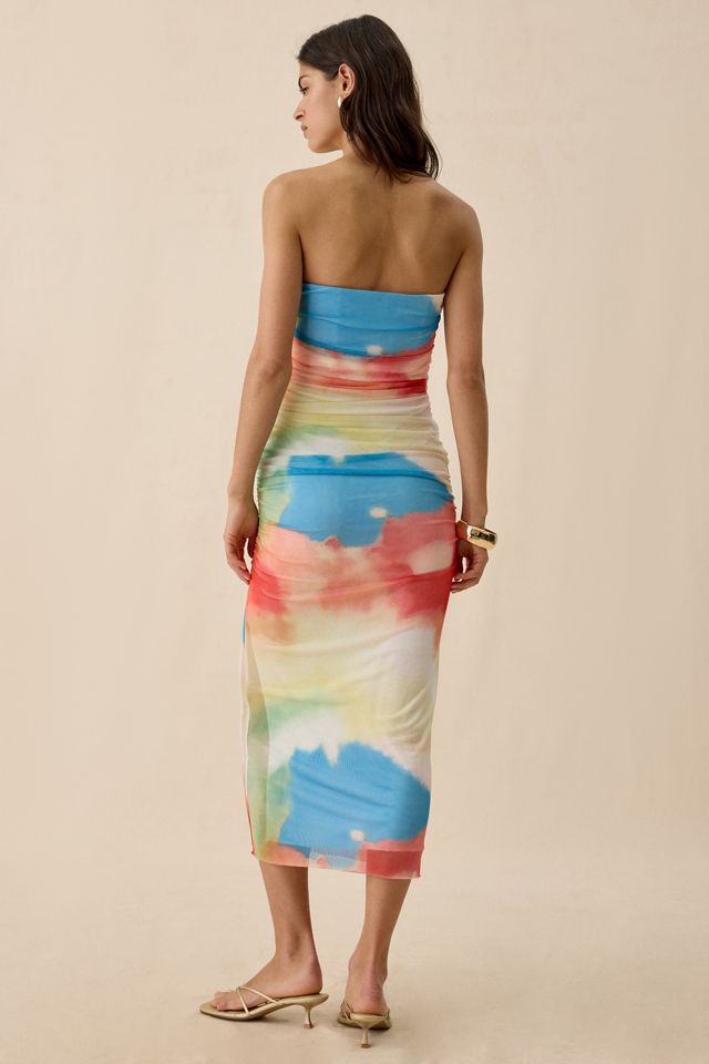 NIA Marcello Strapless Bodycon Midi Dress #2