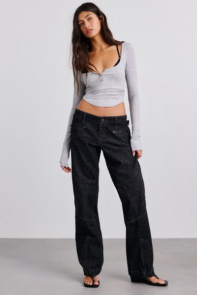 BDG Gigi Motocross Low-Rise Slim Jeans