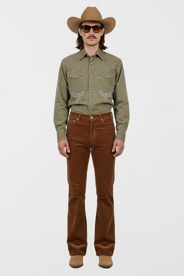 Vintage 1990s Carhartt Chainstitched Western Pearl Snap Shirt #1