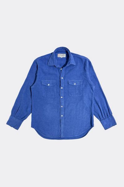 Vintage 1980s Turnbull & Asser Herringbone Flannel Shirt