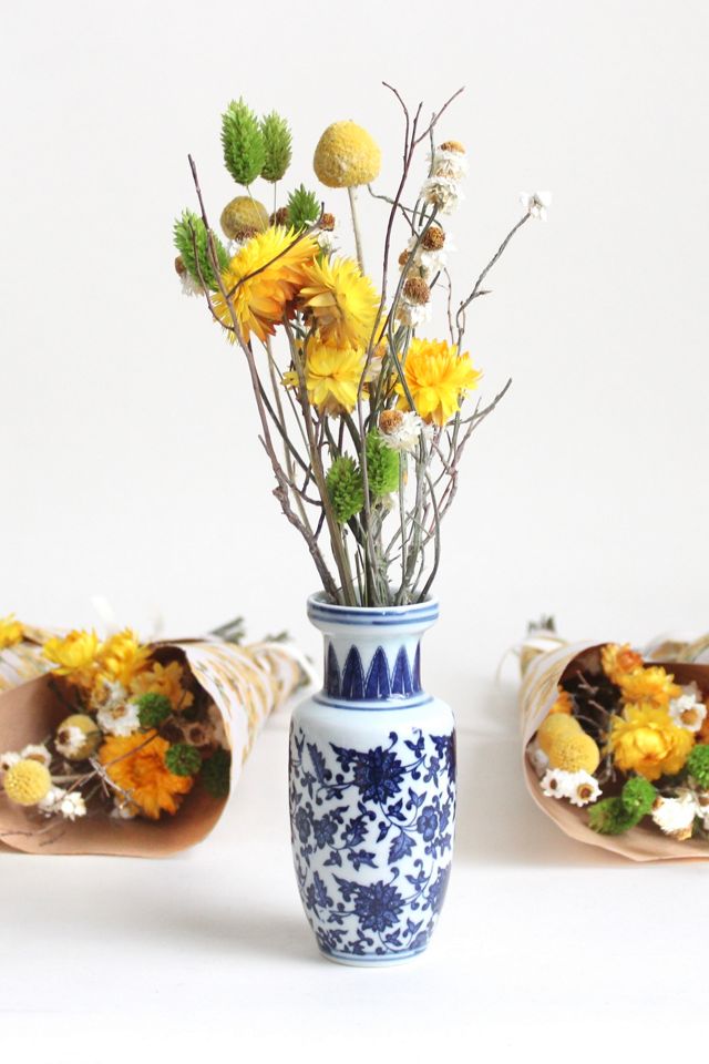 Roxanne’s Dried Flowers Lemon Blossom Bouquet #1