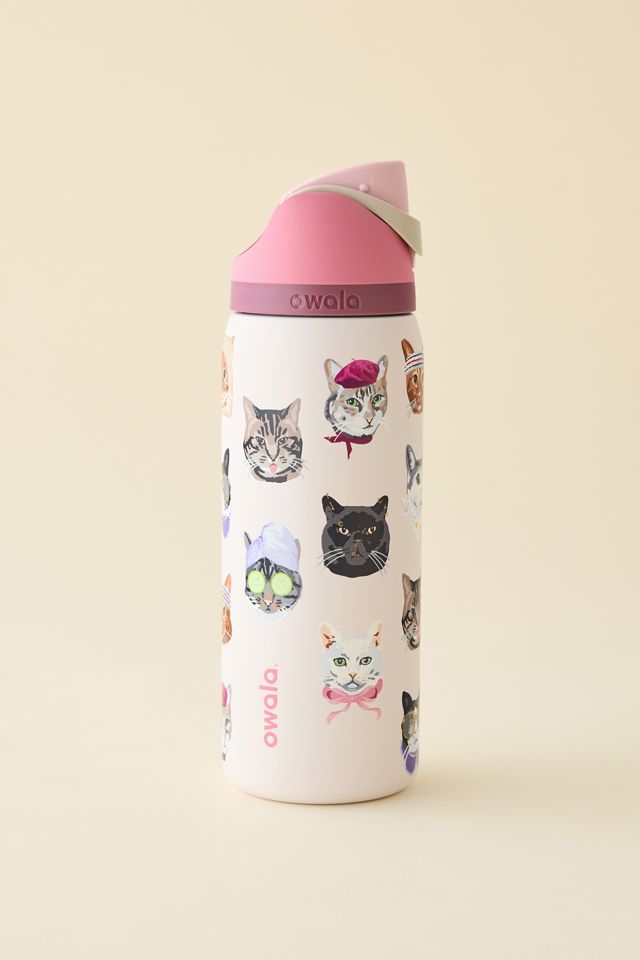 Owala UO Exclusive Cat Collage FreeSip 32 oz Water Bottle | Urban
