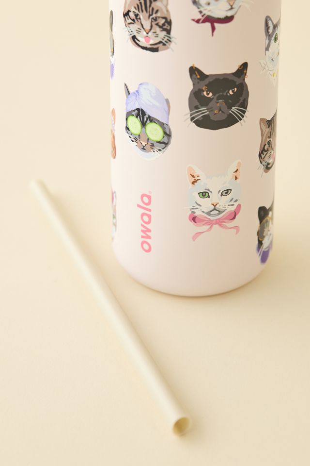 Owala UO Exclusive Cat Collage FreeSip 32 oz Water Bottle | Urban