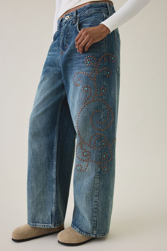 BDG Jaya Studded Baggy Boyfriend Jeans #1