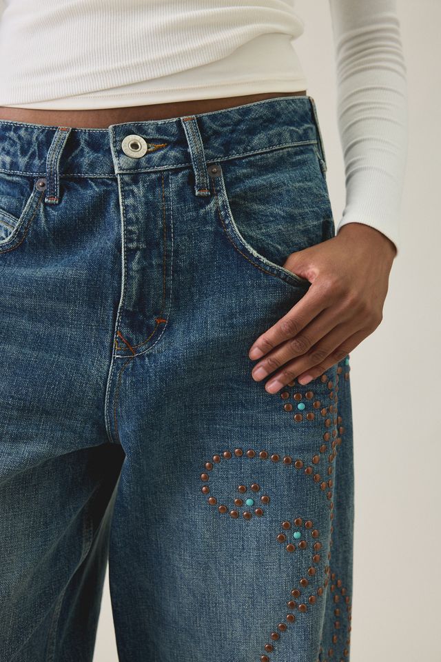 BDG Jaya Studded Baggy Boyfriend Jeans #2