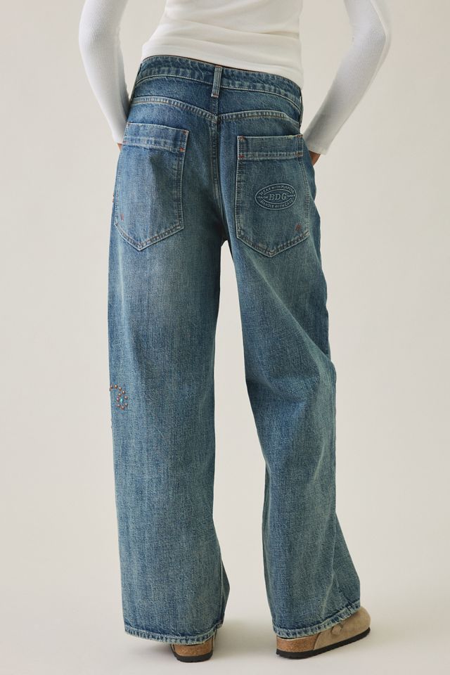 BDG Jaya Studded Baggy Boyfriend Jeans #3