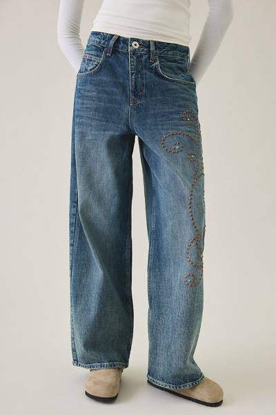 BDG Jaya Studded Baggy Boyfriend Jeans