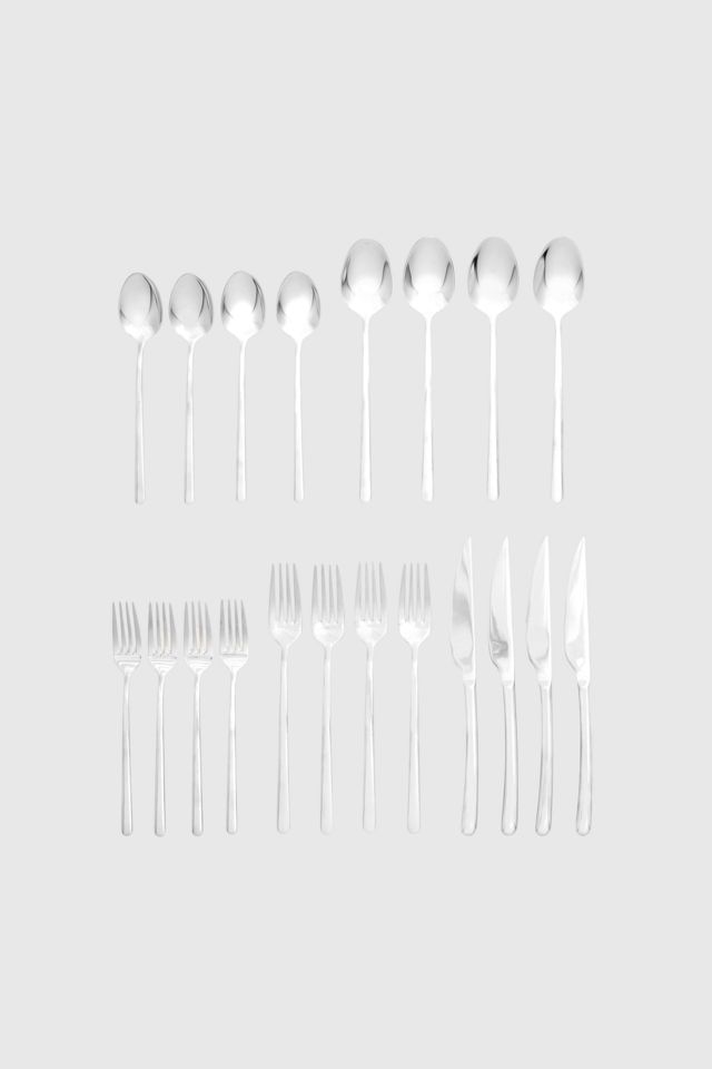 Italic Emilia Mirror 20-Piece Flatware Set #3
