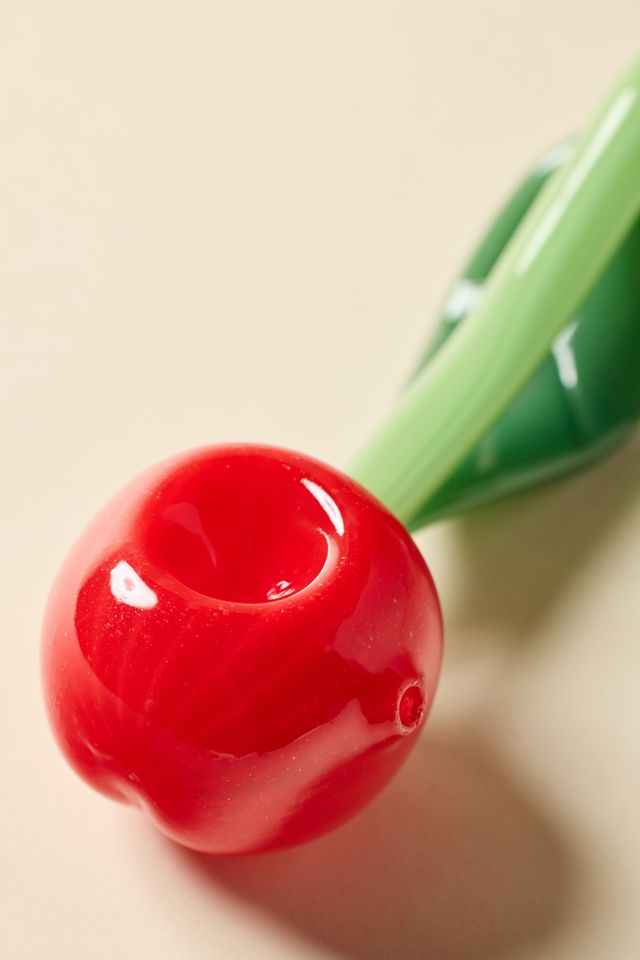 Edie Parker Glass Cherry Vessel #1