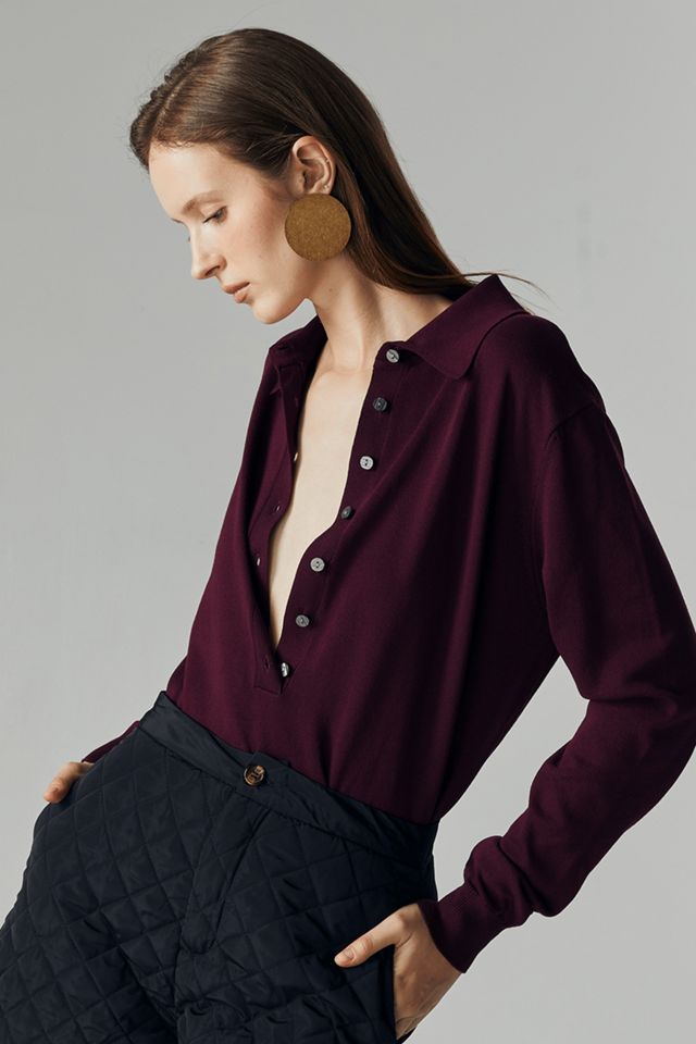 ATS Nara Knit Polo Top #2
