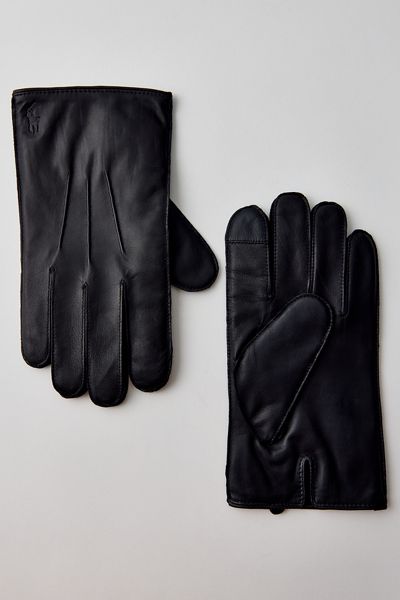 Polo Ralph Lauren Water-Repellant Leather Gloves