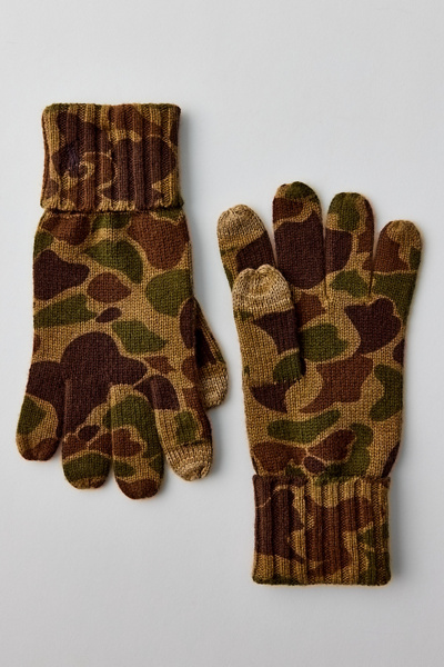 Polo Ralph Lauren Camo Pattern Touch Gloves