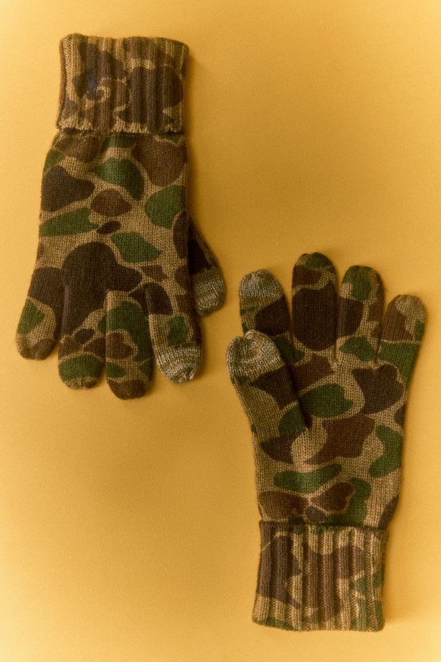 Polo Ralph Lauren Camo Pattern Touch Gloves #3