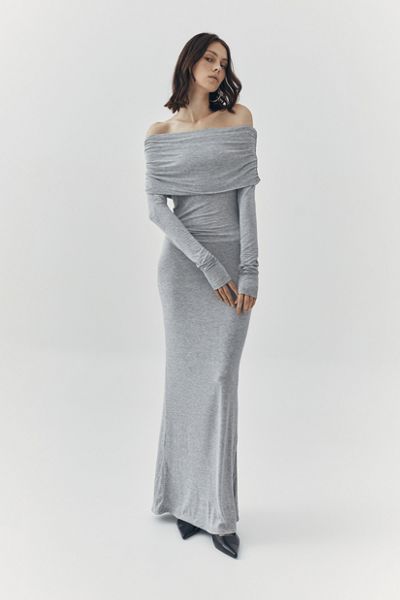 ATS Esme Off-the-Shoulder Maxi Dress