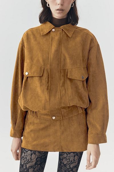 ATS Remi Suede Jacket And Skort Set