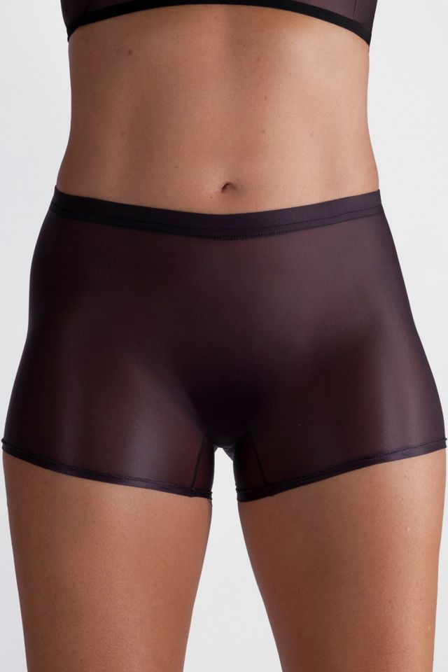 LECHERY® Lustrous Sheer Boyshort Tights #2