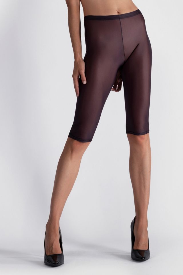 LECHERY® Lustrous Sheer Capri Tights #1
