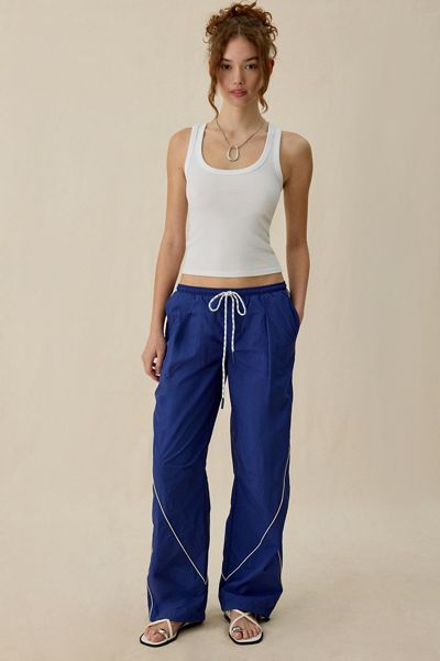BDG Finish Line Low-Rise Baggy Track Pants