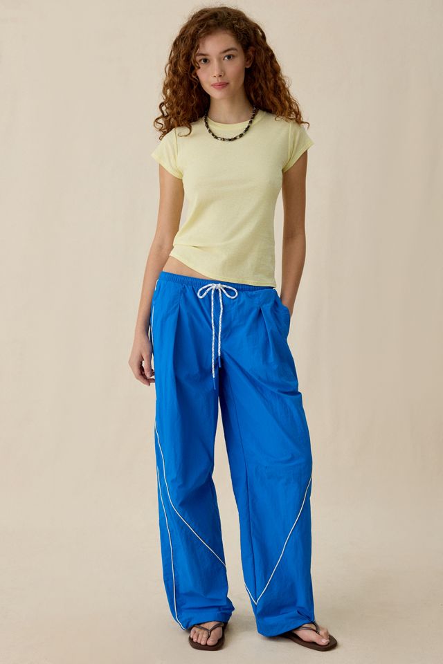 BDG Finish Line Low-Rise Baggy Track Pants #1