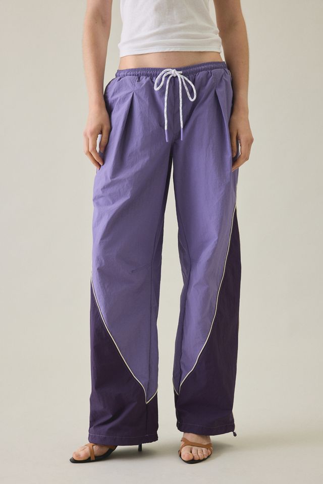 BDG Finish Line Low-Rise Baggy Track Pants #1