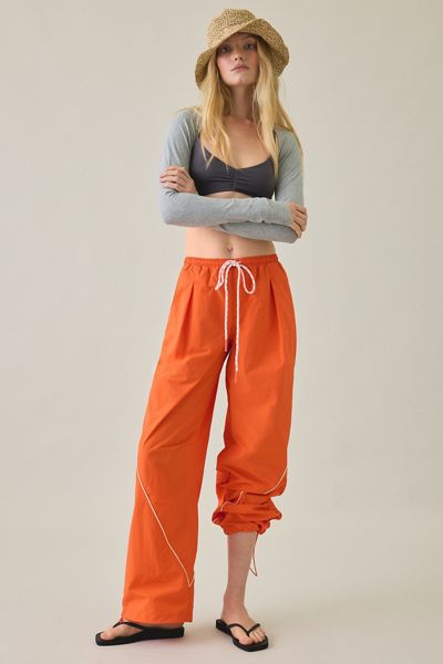 BDG Finish Line Low-Rise Baggy Track Pants