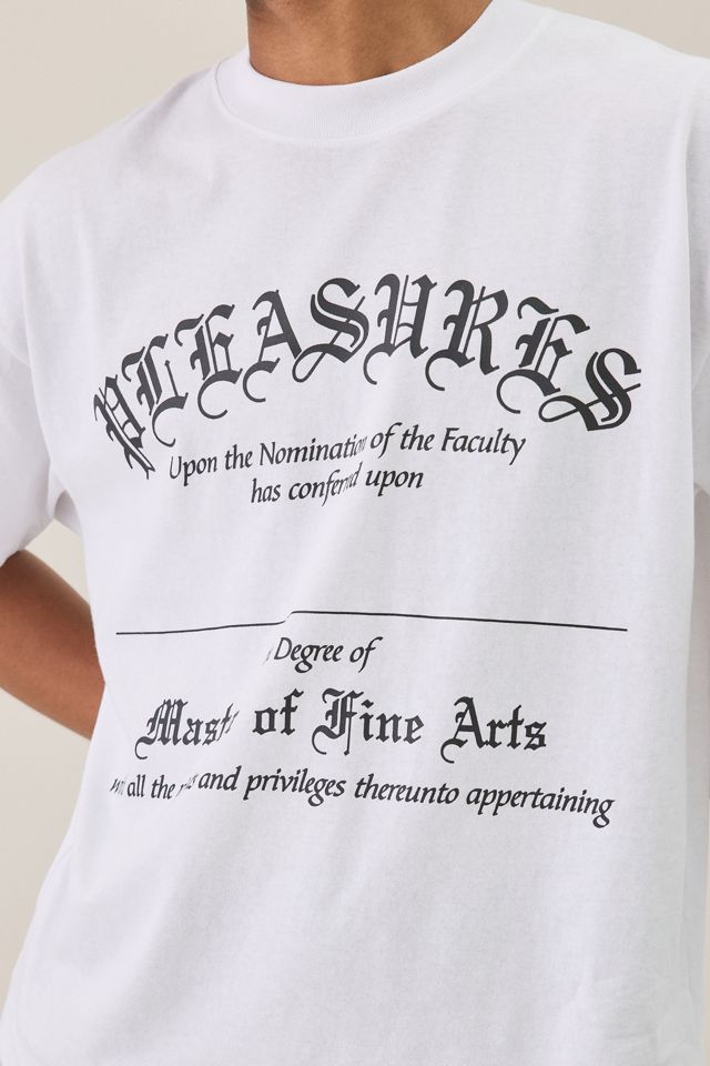 PLEASURES Degree Graphic Tee #2