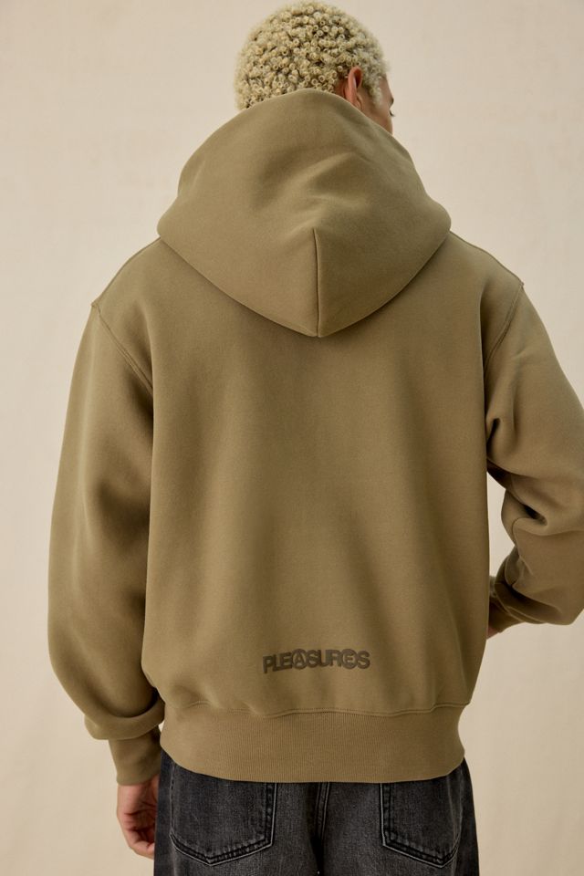 PLEASURES Zine Graphic Zip-Up Hoodie Sweatshirt #3