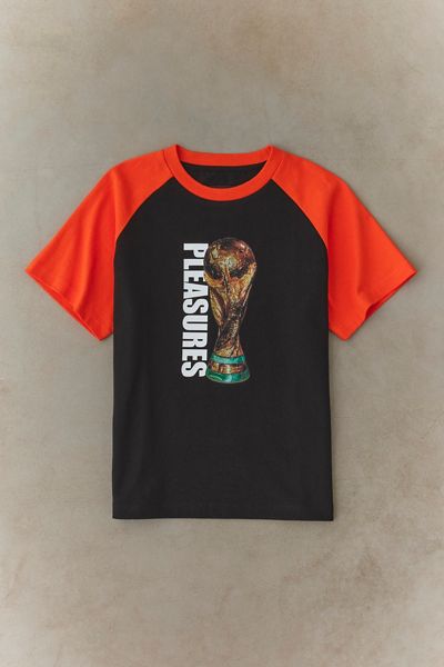 PLEASURES Soccer Trophy Graphic Tee