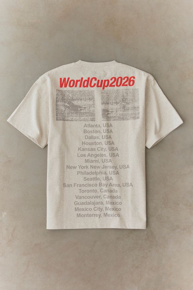 PLEASURES Soccer Graphic Heavyweight Tee #1